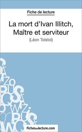Cover image for La mort d'Ivan Illitch, maître et serviteur