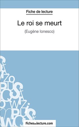 Cover image for Le roi se meurt