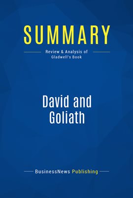 Cover image for Summary: David and Goliath