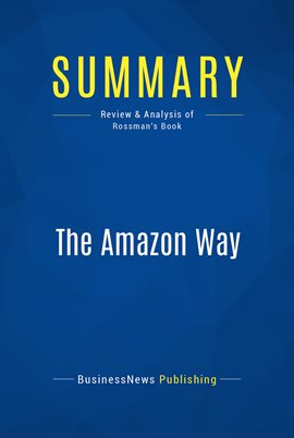 Cover image for Summary: The Amazon Way