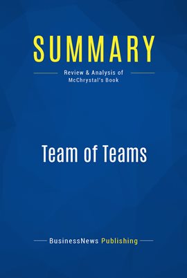 Cover image for Summary: Team of Teams