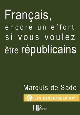 Imagen de portada para Français, encore un effort si vous voulez être républicains