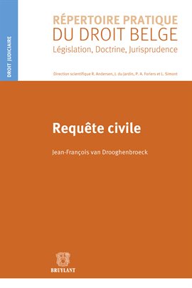 Cover image for Requête civile