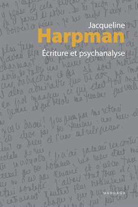 Écriture Et Psychanalyse