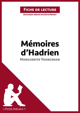 Cover image for Mémoires d'Hadrien de Marguerite Yourcenar (Fiche de lecture)