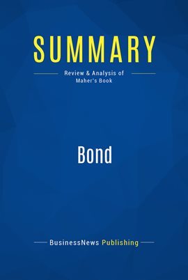 Cover image for Summary: Bond