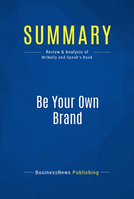 Cover image for Summary: Be Your Own Brand