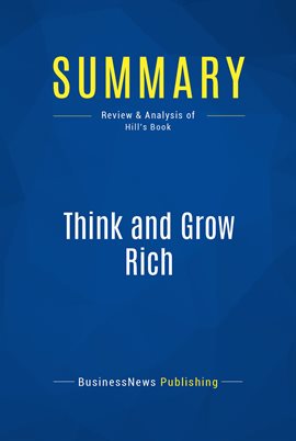 Cover image for Summary: Think and Grow Rich