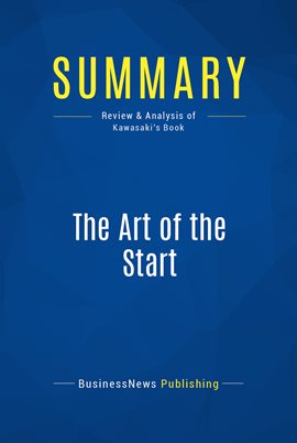 Cover image for Summary: The Art of the Start