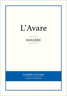 Cover image for L'Avare