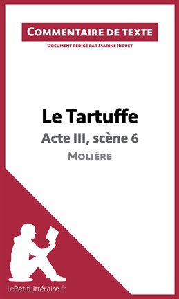 Cover image for Le Tartuffe de Molière - Acte III, scène 6