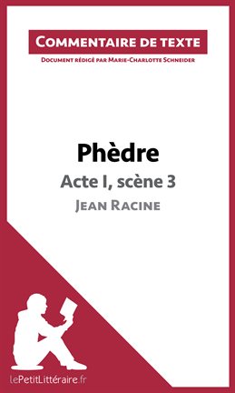 Cover image for Phèdre de Racine - Acte I, scène 3