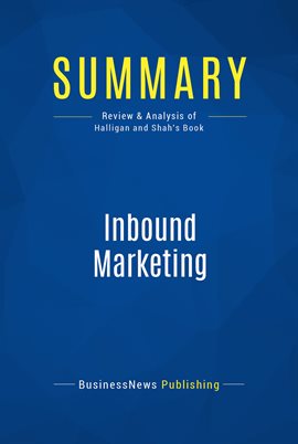 Cover image for Summary: Inbound Marketing