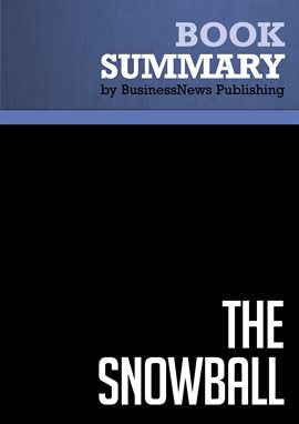 Cover image for Summary: The Snowball