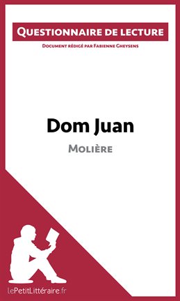 Cover image for Dom Juan de Molière (Questionnaire de lecture)