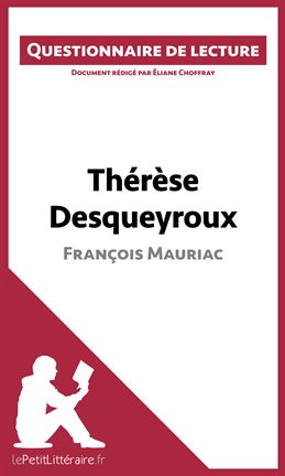 Cover image for Thérèse Desqueyroux de François Mauriac