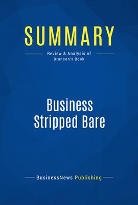 Cover image for Summary: Business Stripped Bare