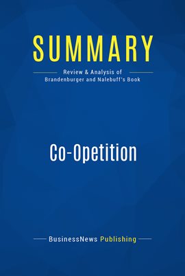Cover image for Summary: Co-Opetition
