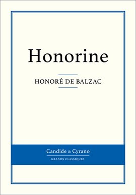 Cover image for Honorine