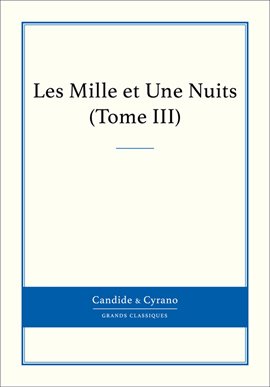 Cover image for Les Mille et Une Nuits, Tome III