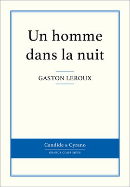 Cover image for Un homme dans la nuit