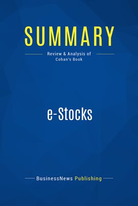 Cover image for Summary: e-Stocks