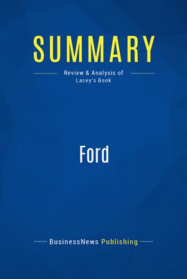 Cover image for Summary: Ford