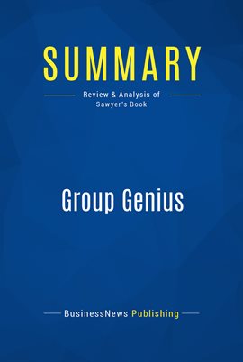 Cover image for Summary: Group Genius