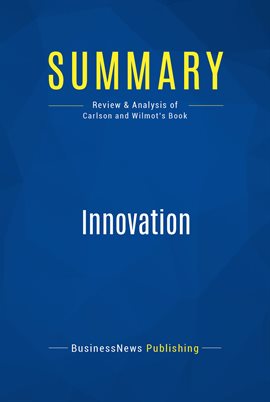 Cover image for Summary: Innovation