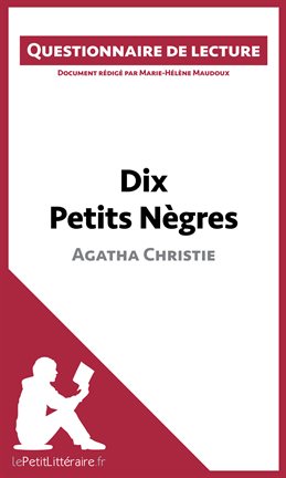 Cover image for Dix Petits Nègres d'Agatha Christie