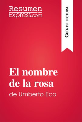 Cover image for El nombre de la rosa de Umberto Eco (Guía de lectura)