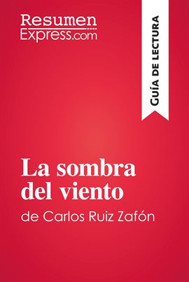 Cover image for La sombra del viento de Carlos Ruiz Zafón (Guía de lectura)