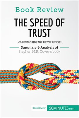 Cover image for The Speed of Trust by Stephen M.R. Covey