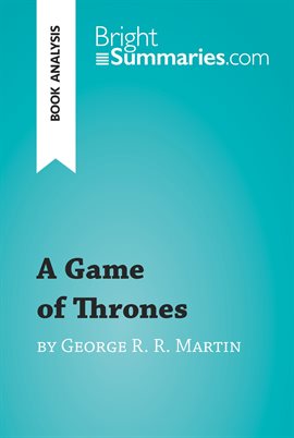 Cover image for A Game of Thrones by George R. R. Martin (Book Analysis)