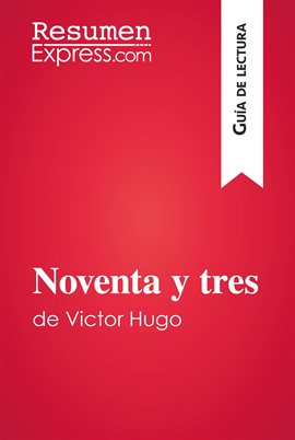 Cover image for Noventa y tres de Victor Hugo (Guía de lectura)