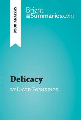 Cover image for Delicacy by David Foenkinos