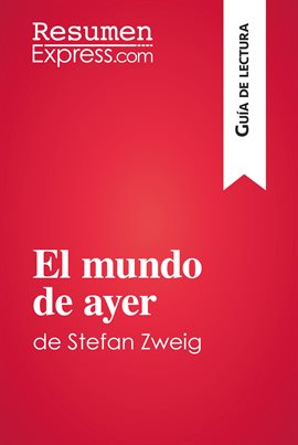 Cover image for El mundo de ayer de Stefan Zweig