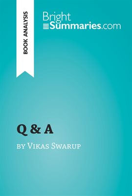 Cover image for Q & A by Vikas Swarup (Book Analysis)