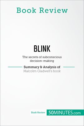 Cover image for Blink by Malcolm Gladwell