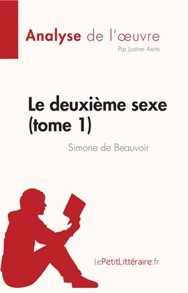 Imagen de portada para Le deuxième sexe (tome 1) de Simone de Beauvoir (Analyse de l'œuvre)