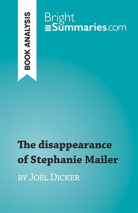 Cover image for The Disappearance of Stephanie Mailer