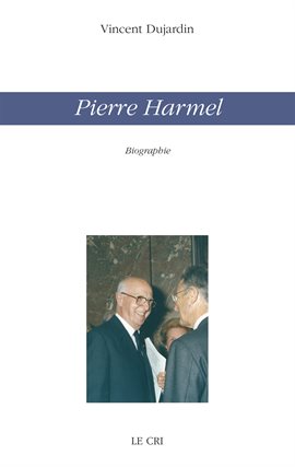 Cover image for Pierre Harmel (Poche)