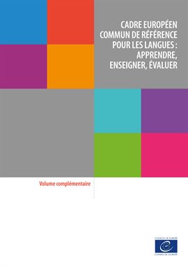 Cover image for Cadre européen commun de référence pour les langues: apprendre, enseigner, évaluer, Vol. complémenta