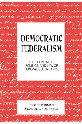 Imagen de portada para Democratic Federalism