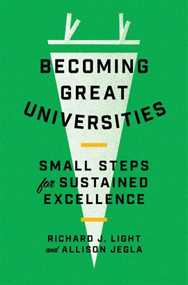 Cover image for Becoming Great Universities