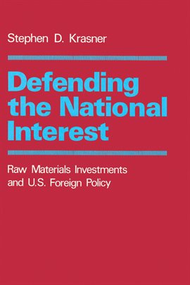 Imagen de portada para Defending the National Interest