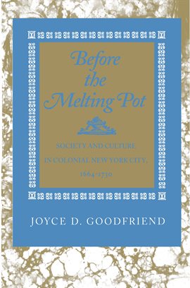 Imagen de portada para Before the Melting Pot