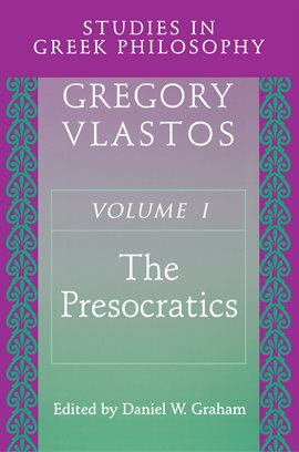 Cover image for Studies in Greek Philosophy, Volume I