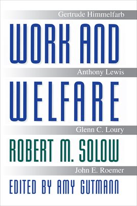 Cover image for Work and Welfare