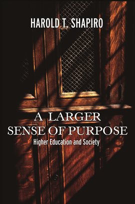 Cover image for A Larger Sense of Purpose